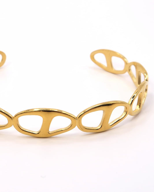 ORLA - Edelstahl Schweinenasen Armreif