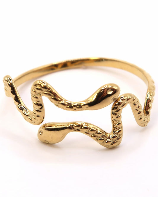 VIRELLE - Edelstahl Schlangen Ring