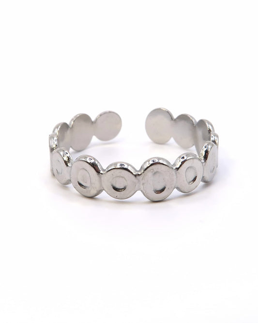 MEIJA - Geometrischer Edelstahl Ring