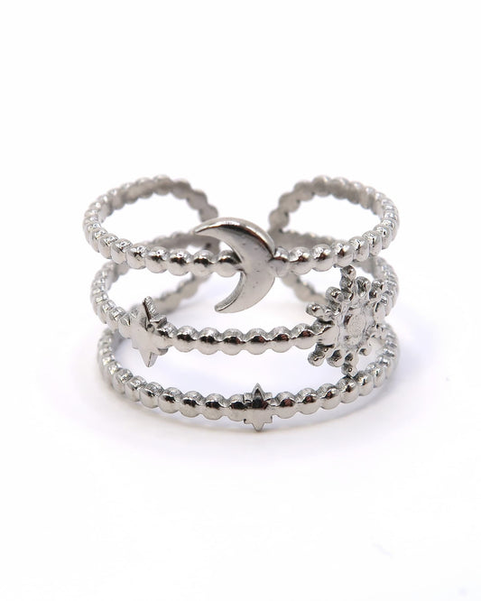 ISALINE - Celestial Edelstahl Ring