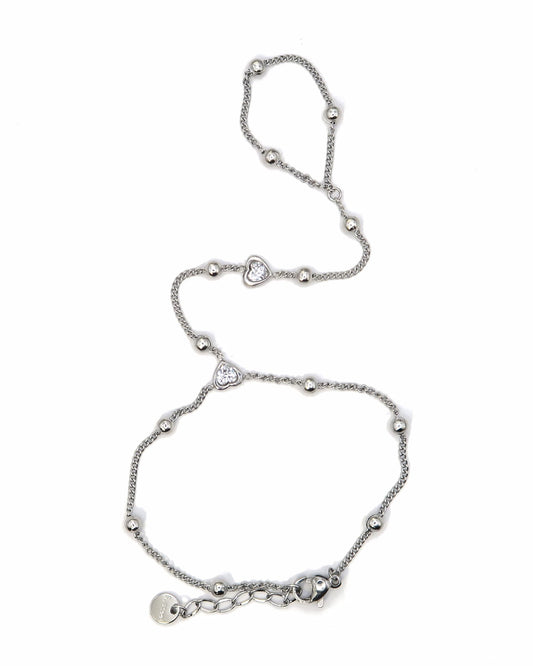 LOVI - Edelstahl Herz Handkette