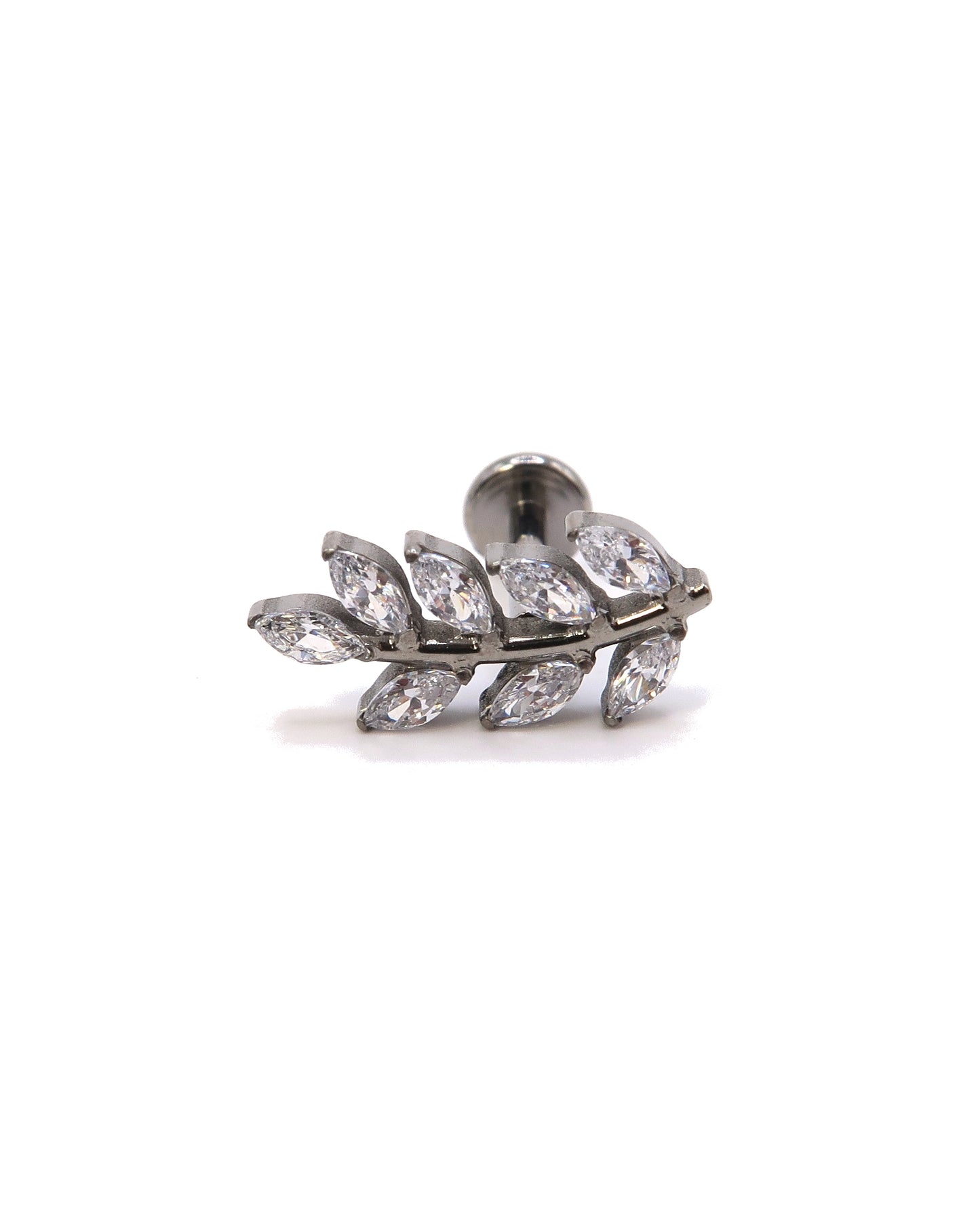 VELA - Titan Helix Blatt Piercing mit Innengewinde