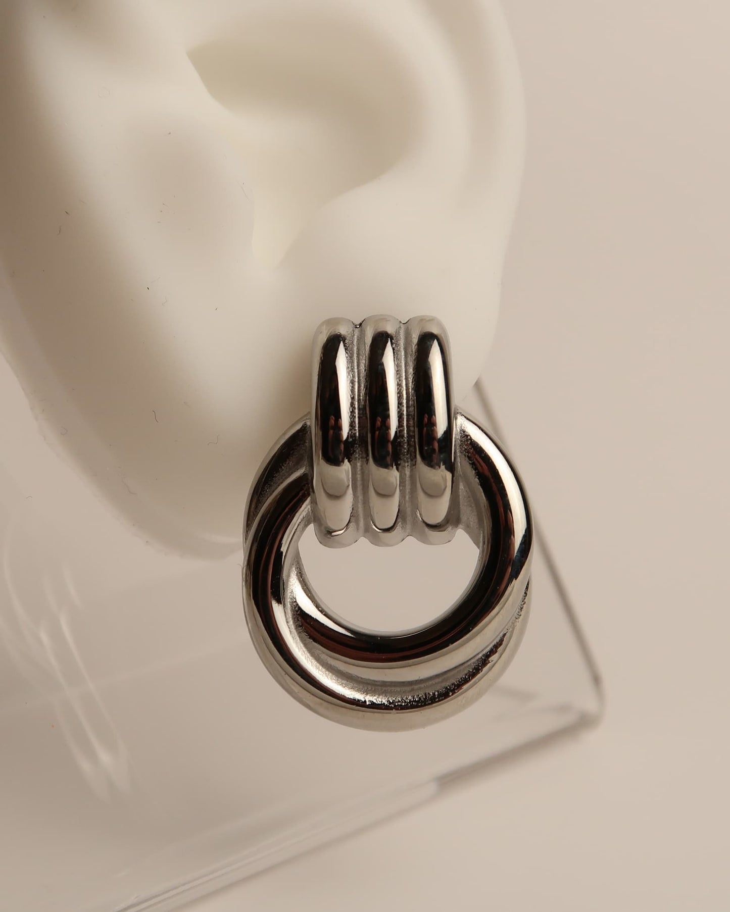 GIADA - Edelstahl Knoten Ohrringe