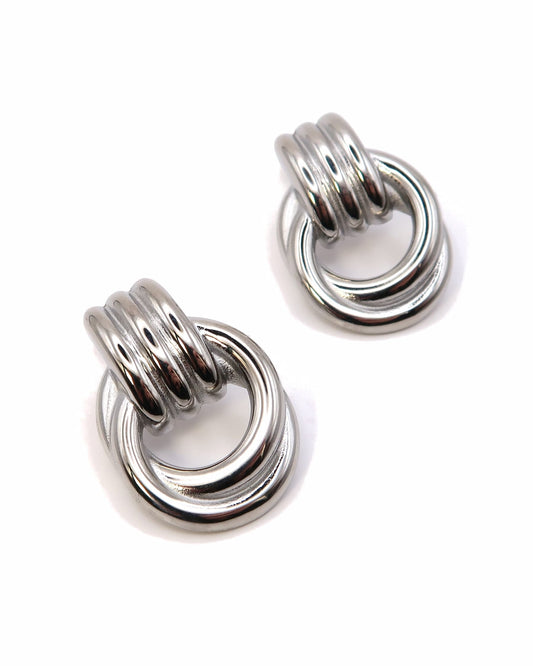 GIADA - Edelstahl Knoten Ohrringe