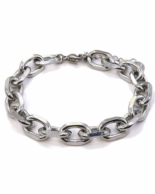 DEAN - Schlichtes Chunky Edelstahl Armband