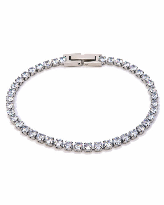 COLETTE - Edelstahl Tennisarmband mit Zirkonen