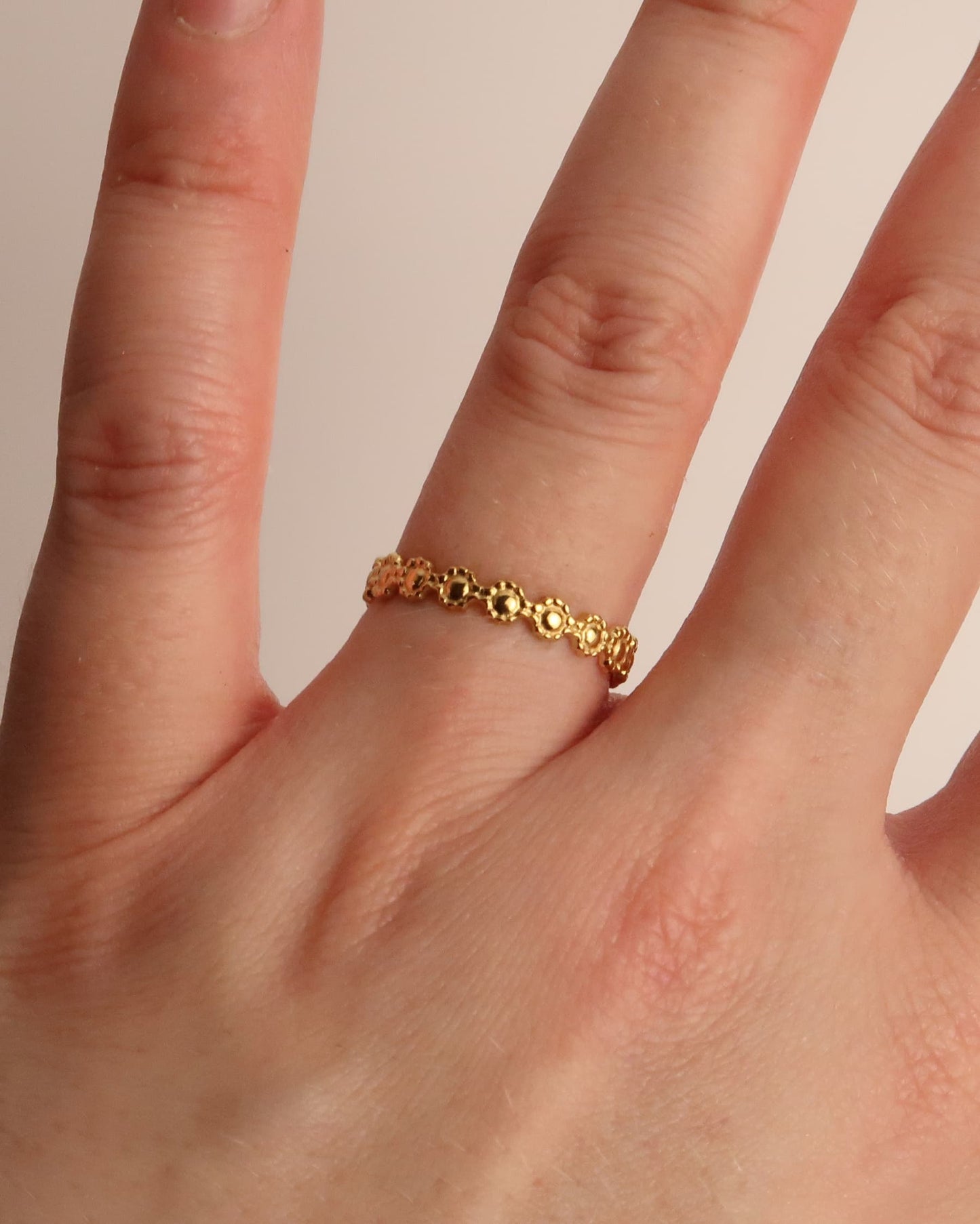 NOLA - Edelstahl Blumen Ring