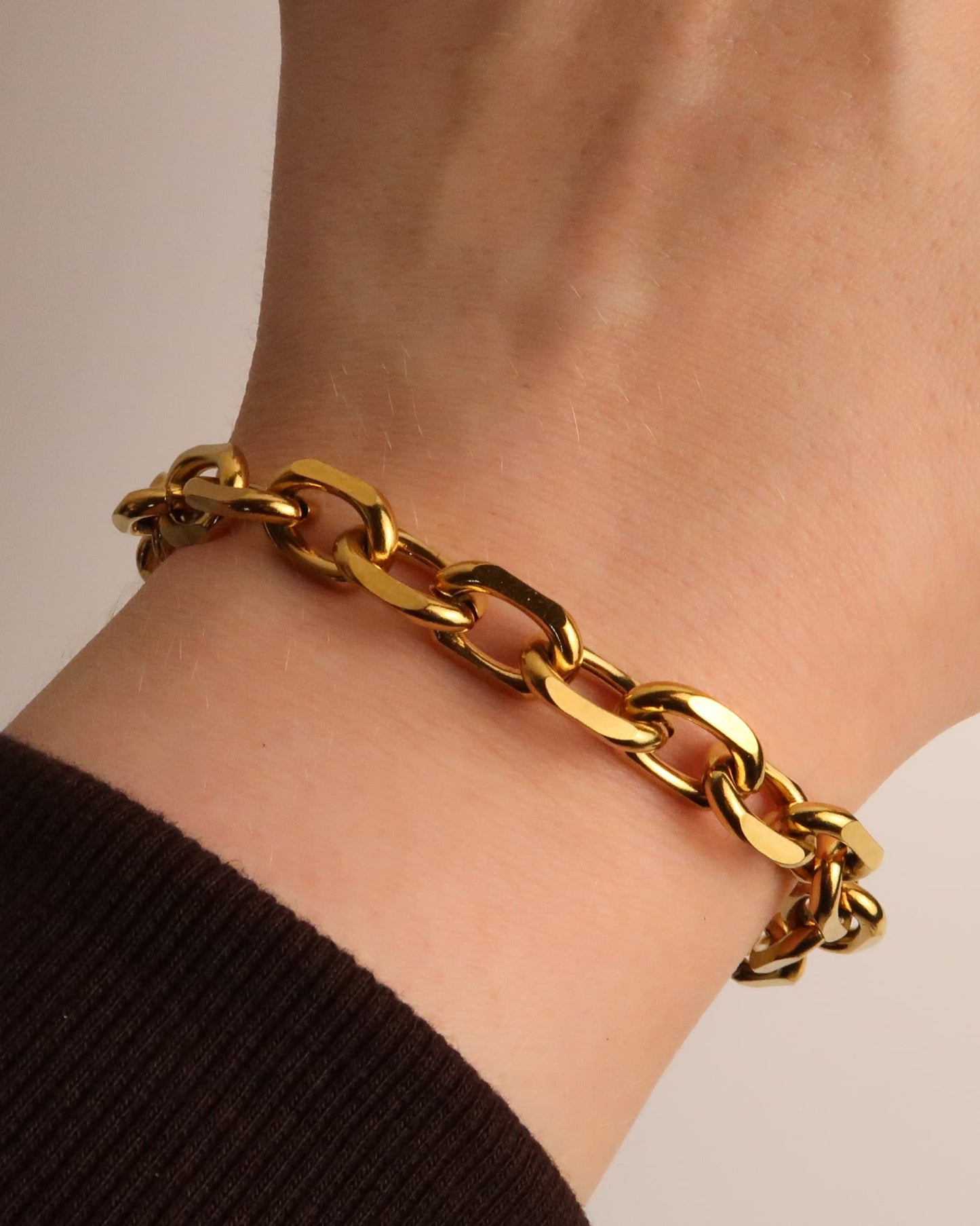 DEAN - Schlichtes Chunky Edelstahl Armband