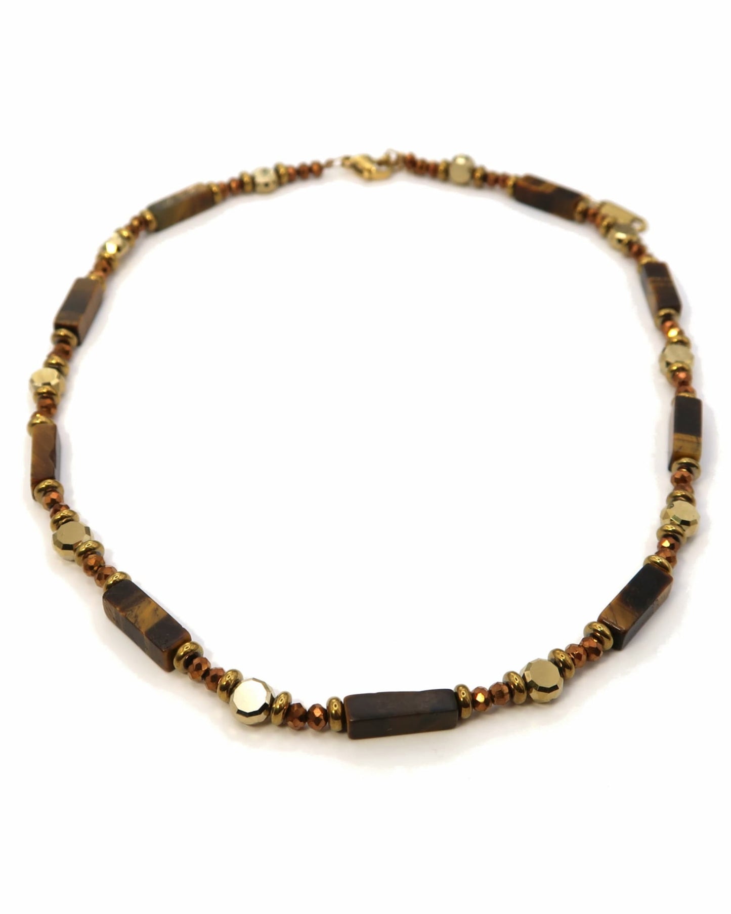 SORA - Braune Tigerauge Perlenkette