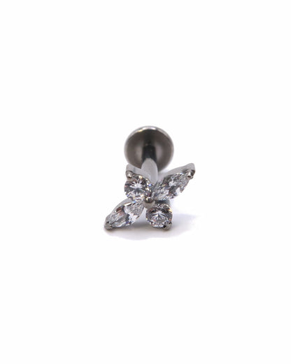 AZIA - Vierpunkt-Stern Titan Helix Piercing