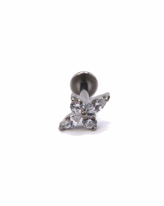 AZIA - Vierpunkt-Stern Titan Helix Piercing