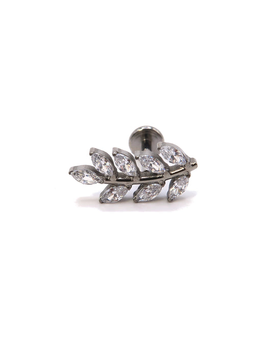 VELA - Titan Helix Blatt Piercing mit Innengewinde