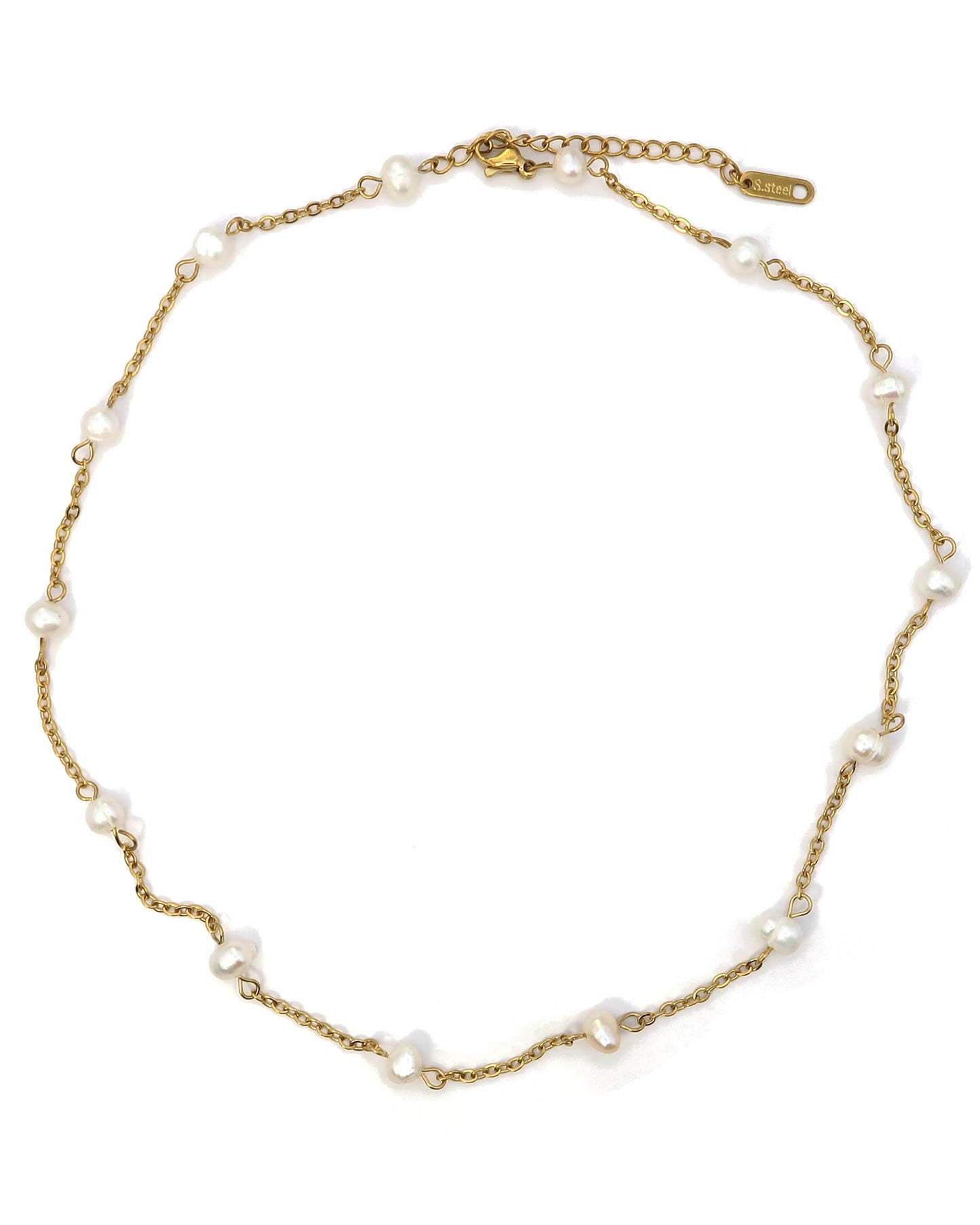 ARUSHA - Goldenes Halsketten Layering Set