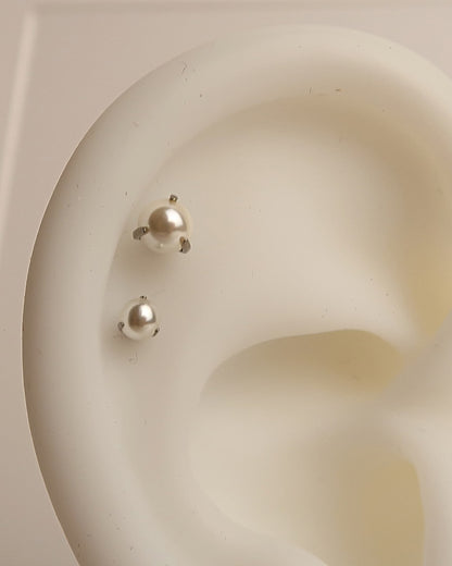 JOLIE - Titan Helix Piercing mit Imitationsperle