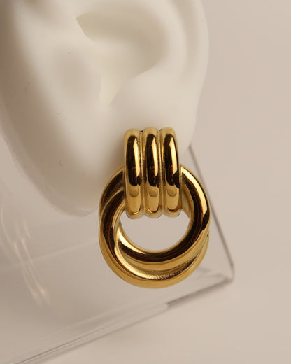 GIADA - Edelstahl Knoten Ohrringe