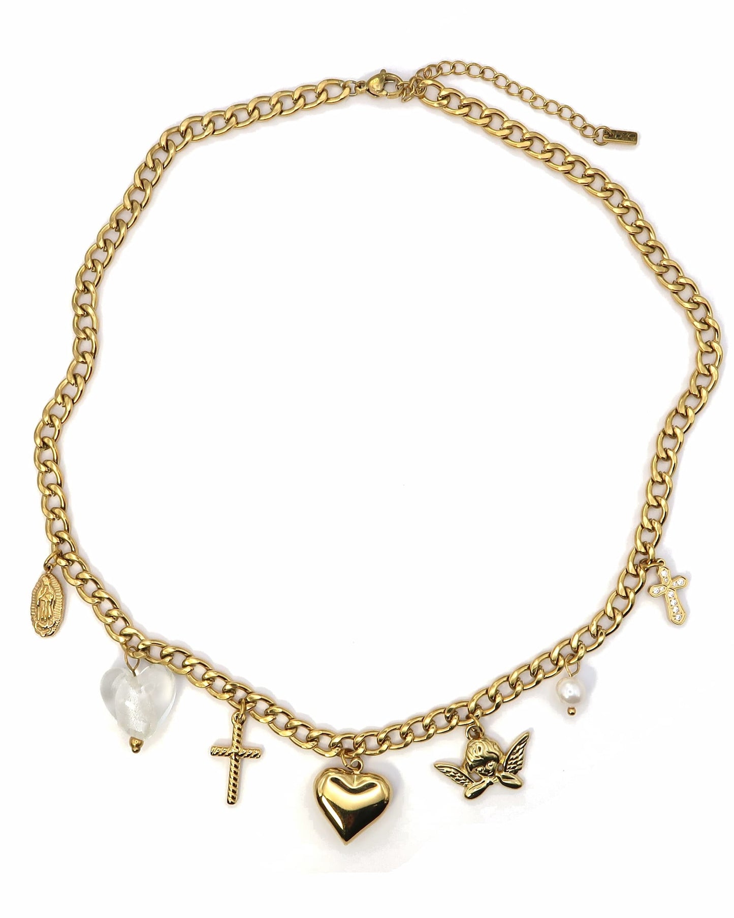 ARUSHA - Goldenes Halsketten Layering Set