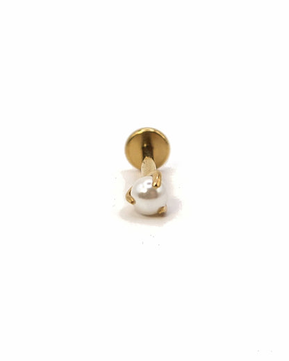 JOLIE - Titan Helix Piercing mit Imitationsperle