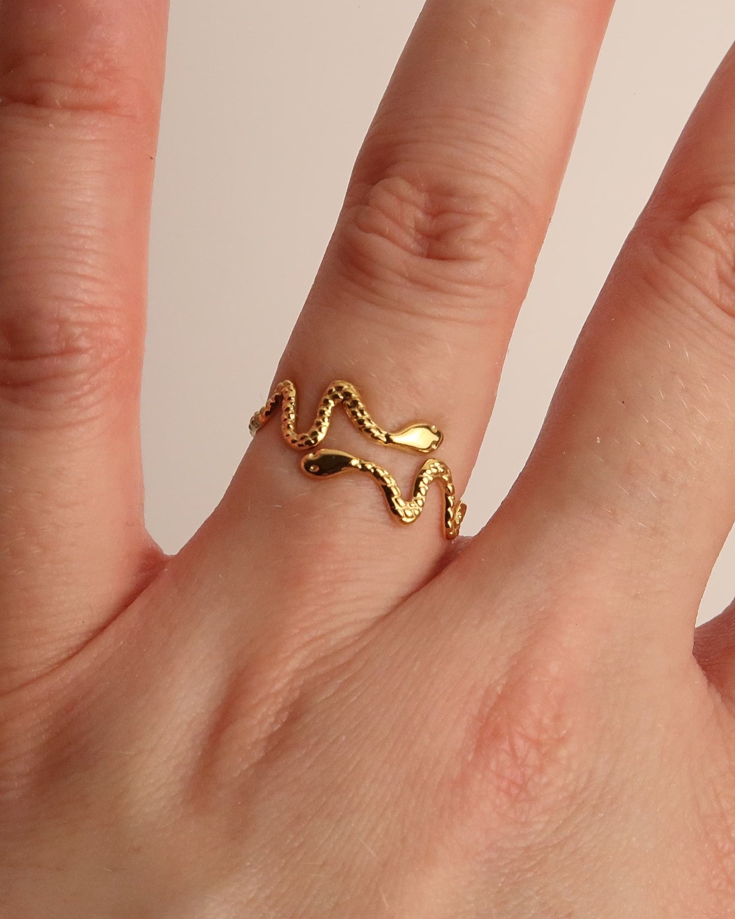 VIRELLE - Edelstahl Schlangen Ring