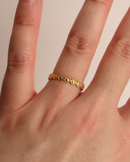NOLA - Edelstahl Blumen Ring