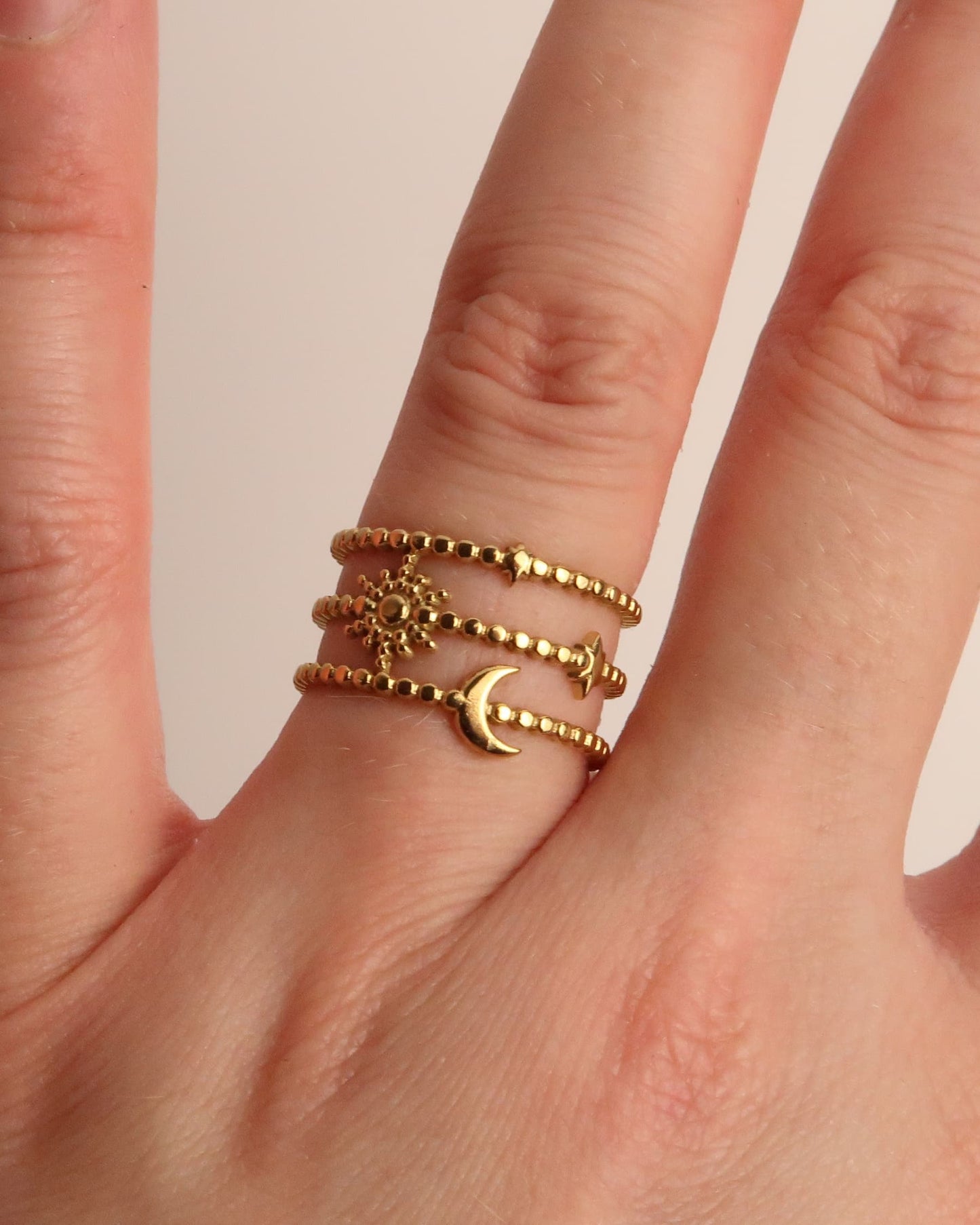 ISALINE - Celestial Edelstahl Ring
