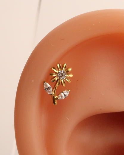 BREE - Titan Blumen Helix Piercing