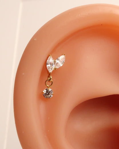 ALORA - Titan Baumel Blatt Helix Piercing