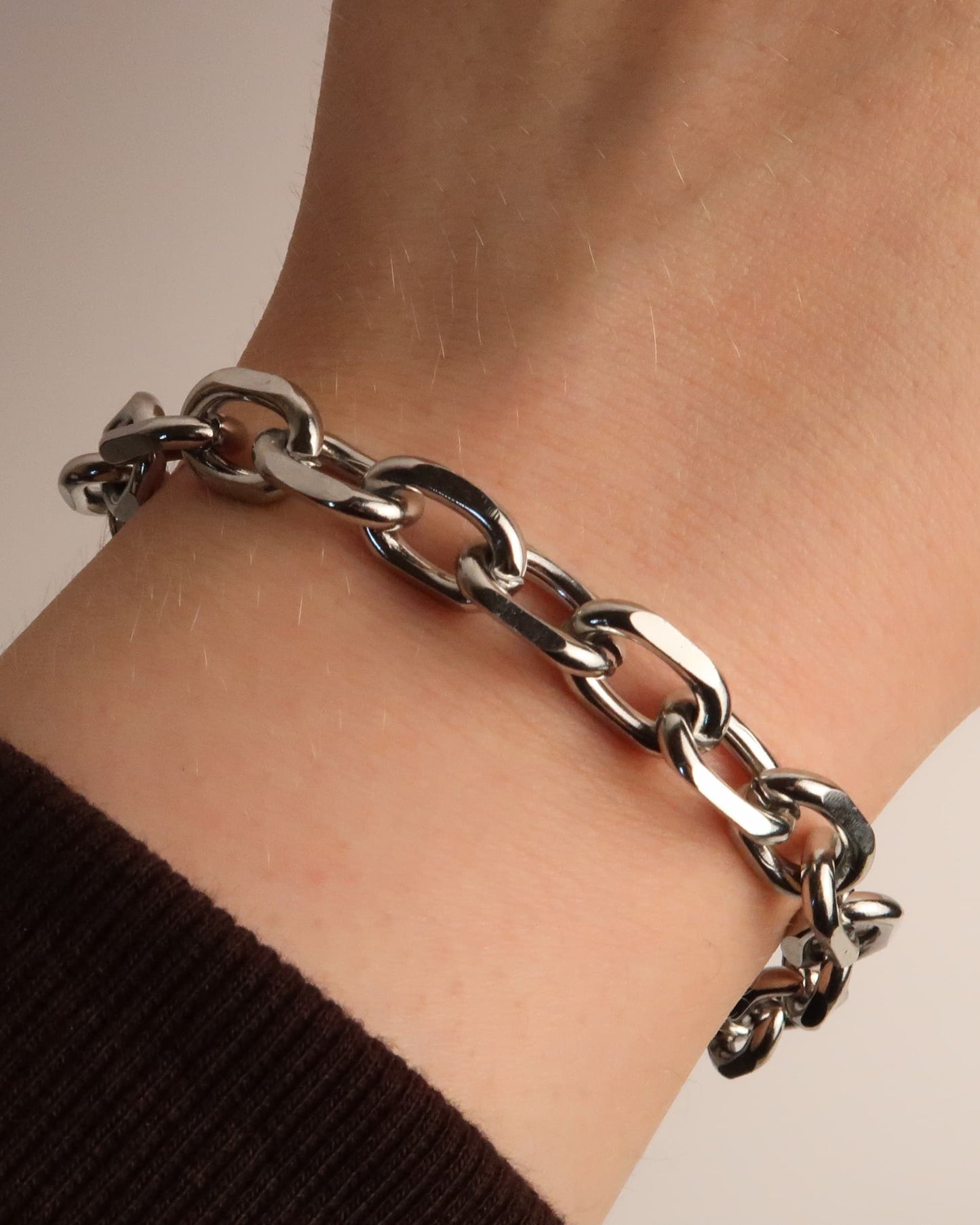 DEAN - Schlichtes Chunky Edelstahl Armband