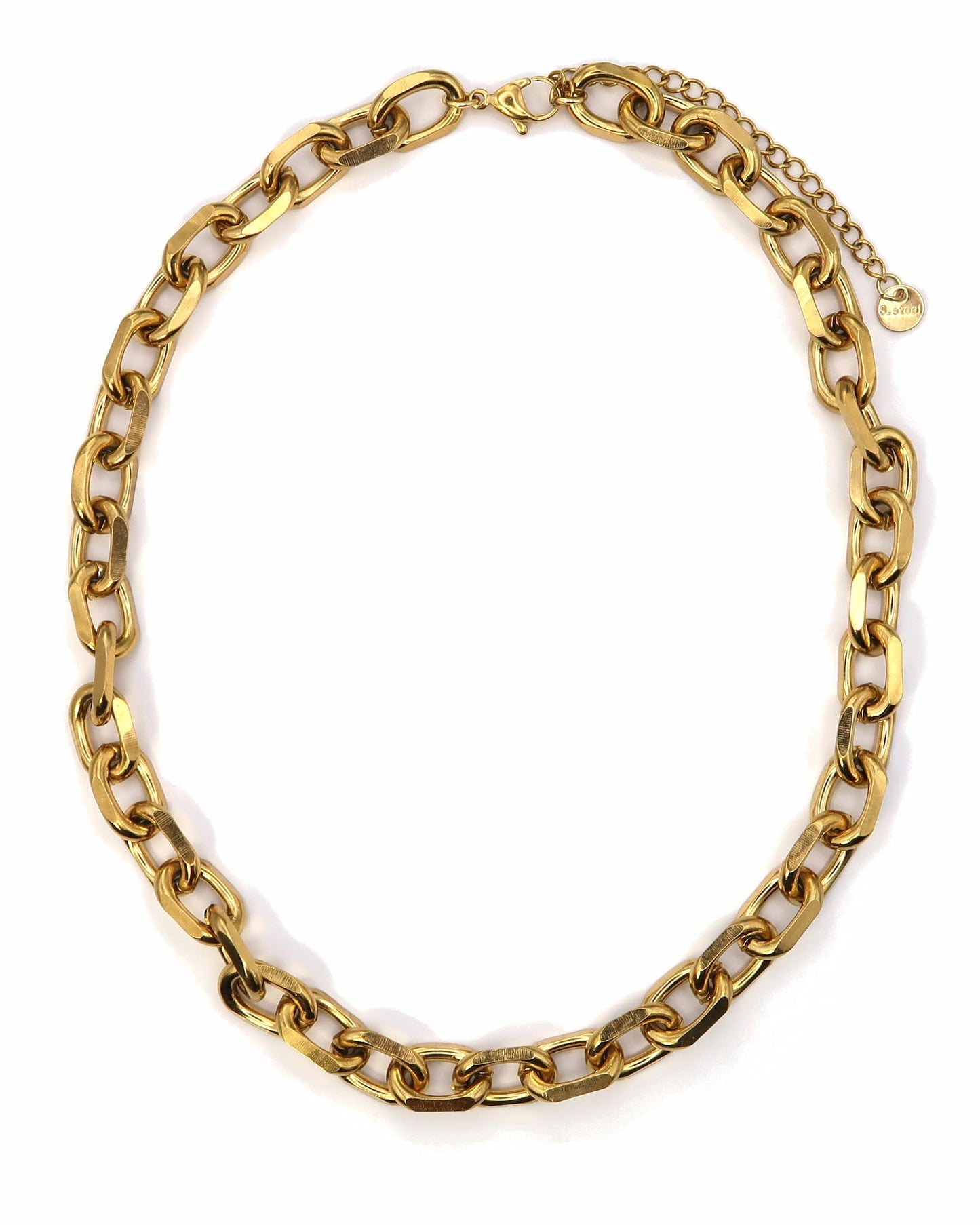 DEAN - Schlichter Edelstahl Chunky Choker