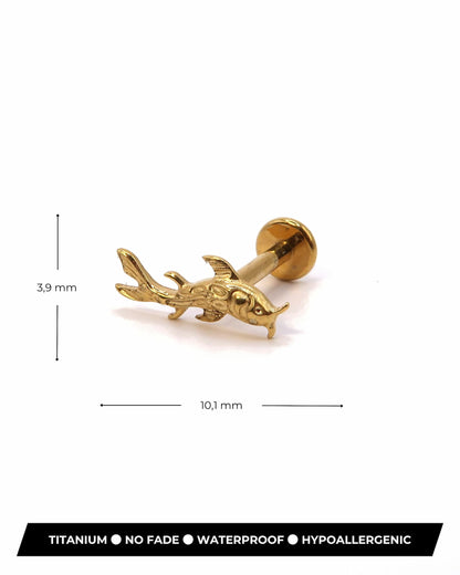 AOKI - Titan Helix Koi Fisch Piercing