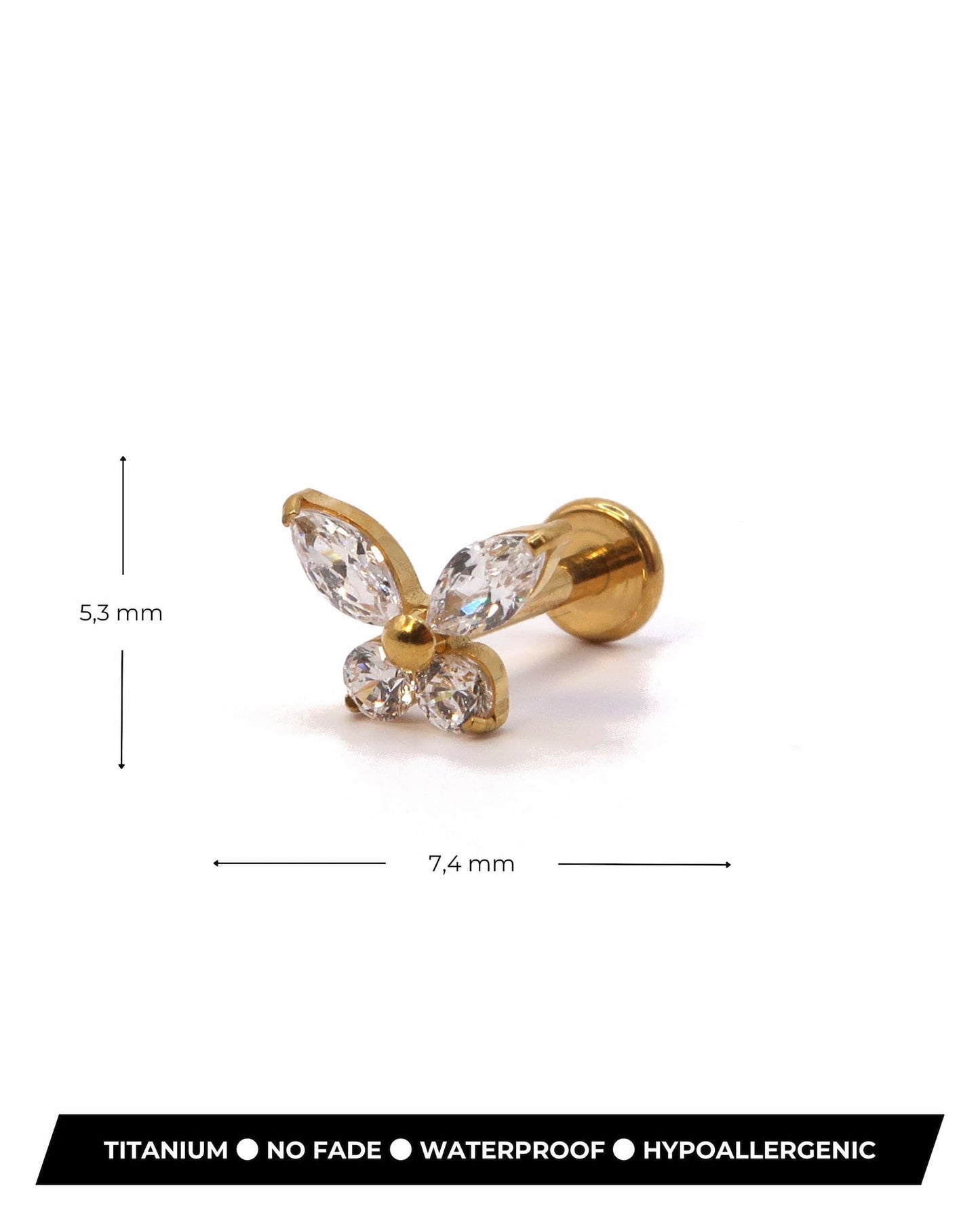 LOLA - Titan Helix Schmetterling Piercing