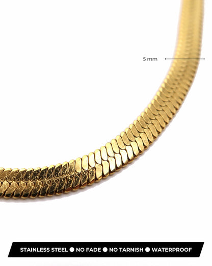 ARIA - Edelstahl Schlangenkette