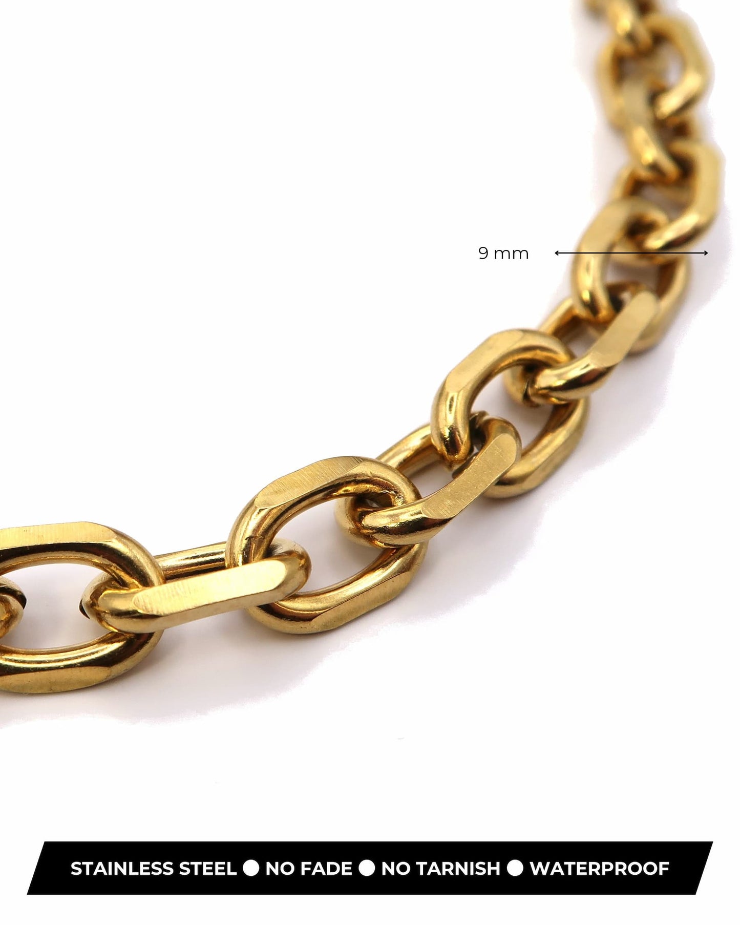 DEAN - Schlichter Edelstahl Chunky Choker