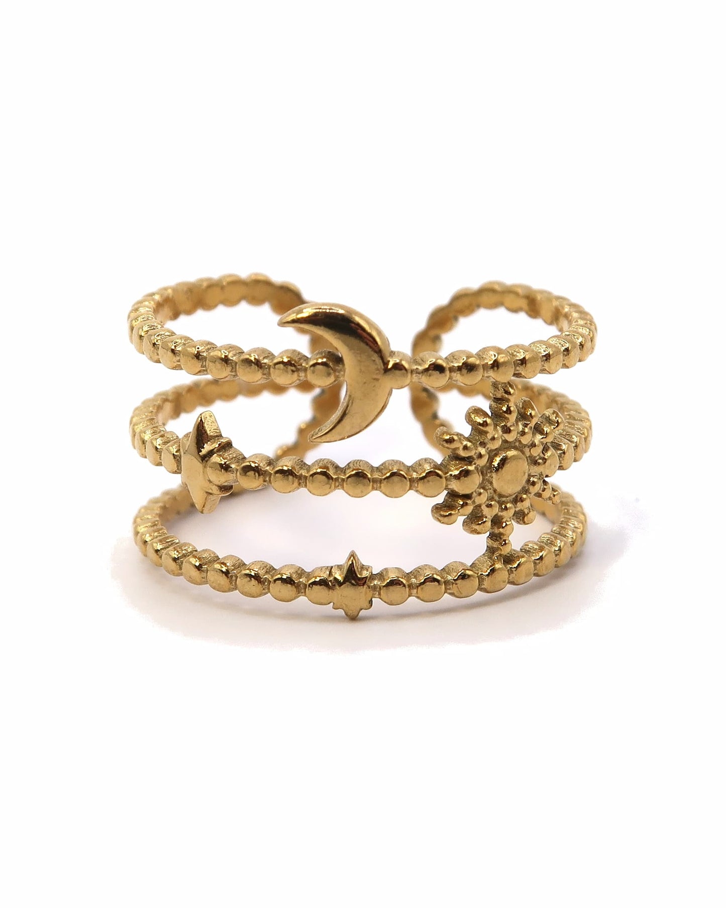 ISALINE - Celestial Edelstahl Ring