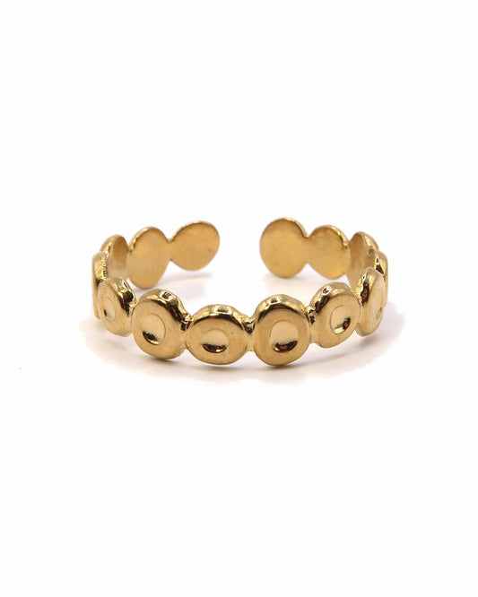 MEIJA - Geometrischer Edelstahl Ring