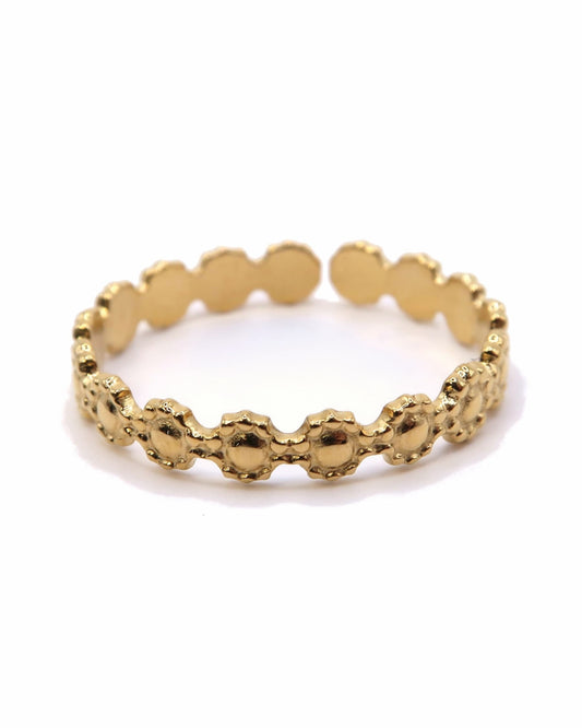 NOLA - Edelstahl Blumen Ring