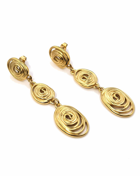 ASA - Goldene Boho Statement Ohrringe