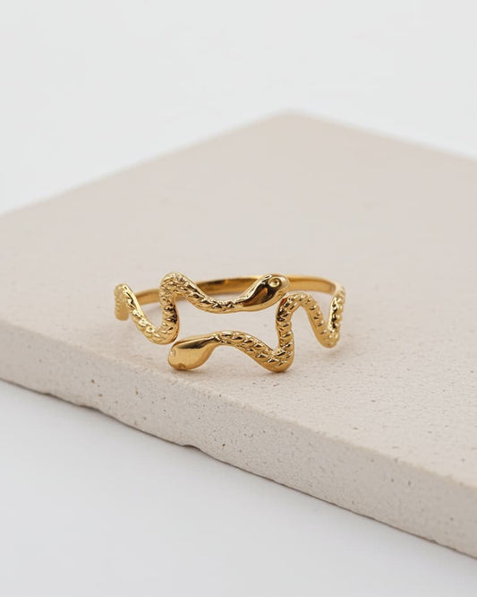 VIRELLE - Edelstahl Schlangen Ring