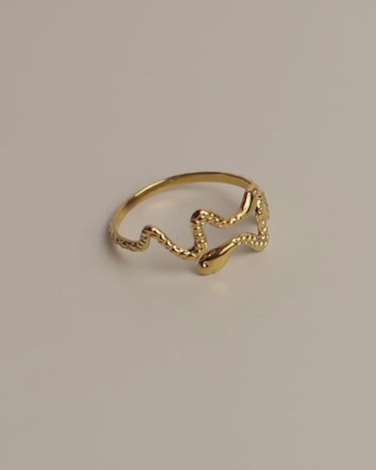 VIRELLE - Edelstahl Schlangen Ring