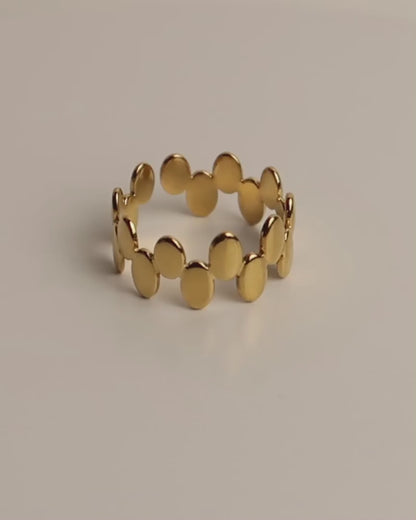 JENYA - Edelstahl Bubble Ring