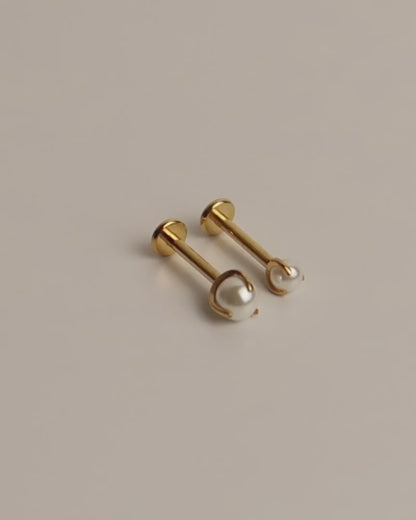 JOLIE - Titan Helix Piercing mit Imitationsperle