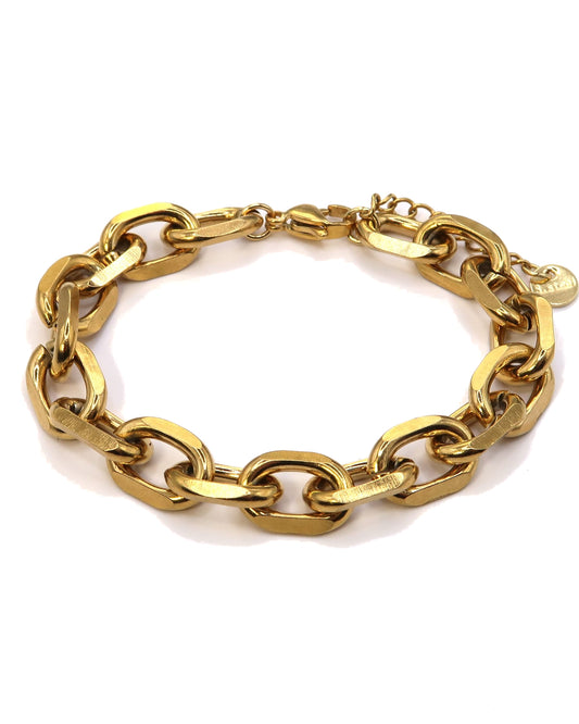 DEAN - Schlichtes Chunky Edelstahl Armband