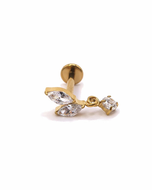 ALORA - Titan Baumel Blatt Helix Piercing